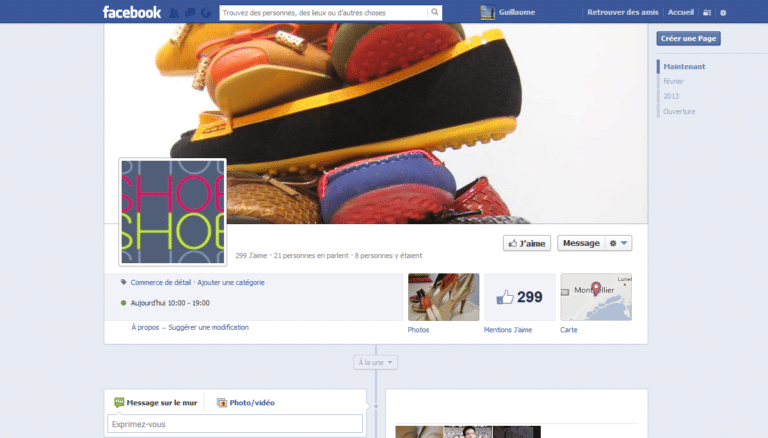 Utilité d’une boutique sur une page Facebook
